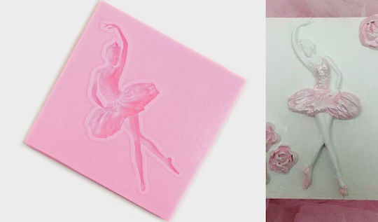 Formen Silikon Ballerina 9.3x8.3cm für Lehm / Seife / Flüssigglas