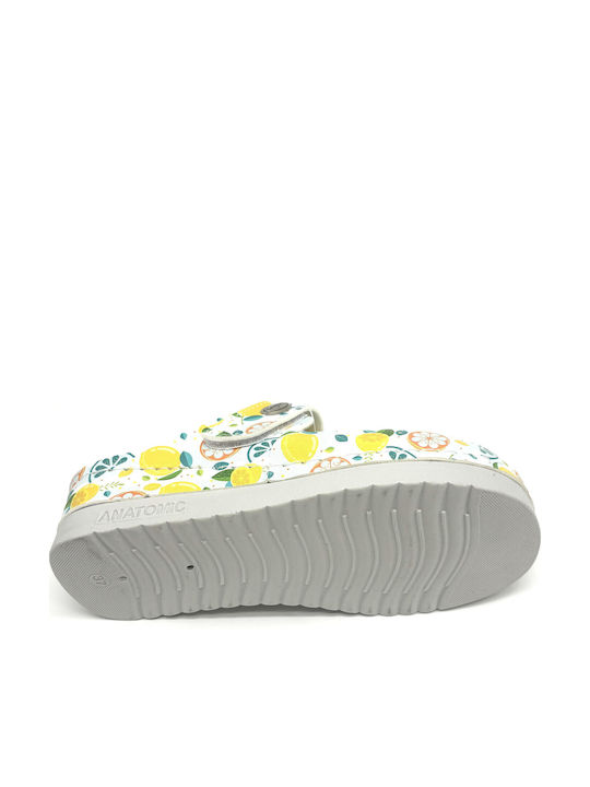 Sunshine Damen Anatomisch Clogs Gelb