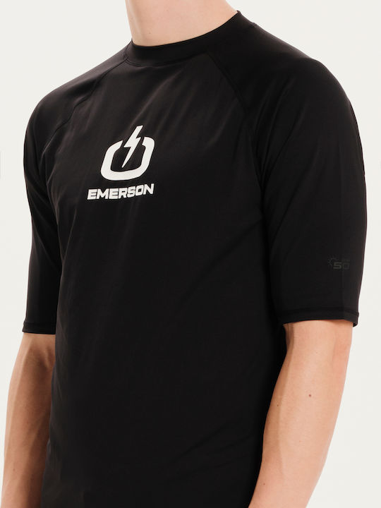 Emerson Men's Short Sleeve Sun Protection Shirt Black