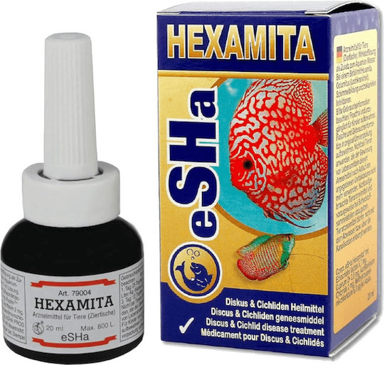 Esha Hexamita Aquarium Water Treatment for Vitamin Boost 20ml
