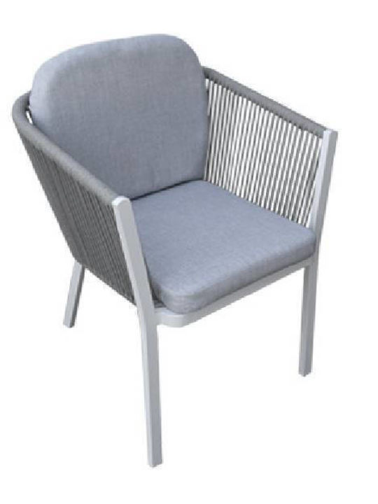 Dining Set for Small Outdoor Spaces Jurdan 3 Pieces White