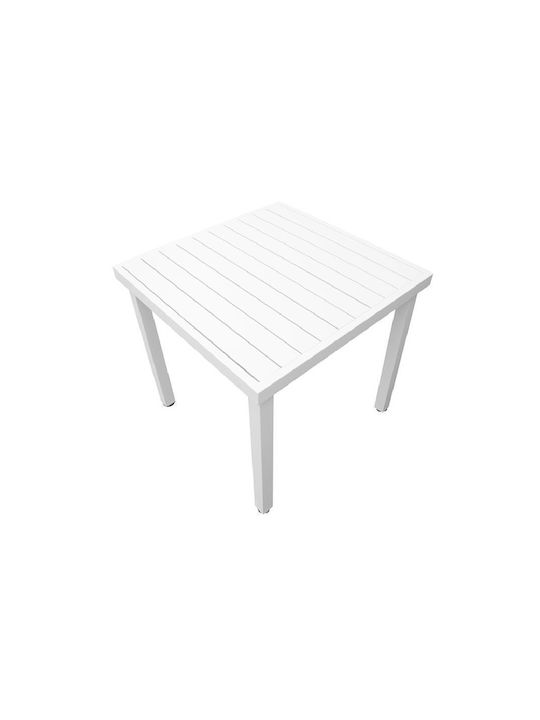Dining Set for Small Outdoor Spaces Jurdan 3 Pieces White