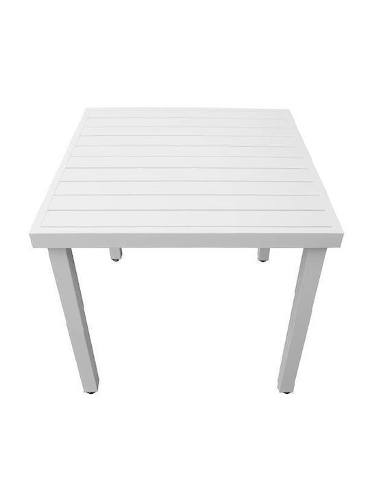 Dining Set for Small Outdoor Spaces Jurdan 3 Pieces White