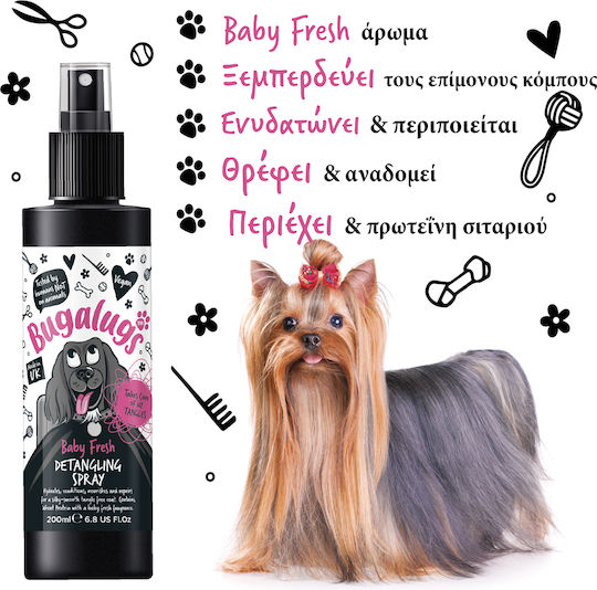Bugalugs Dog Hair Softener Spray 200ml