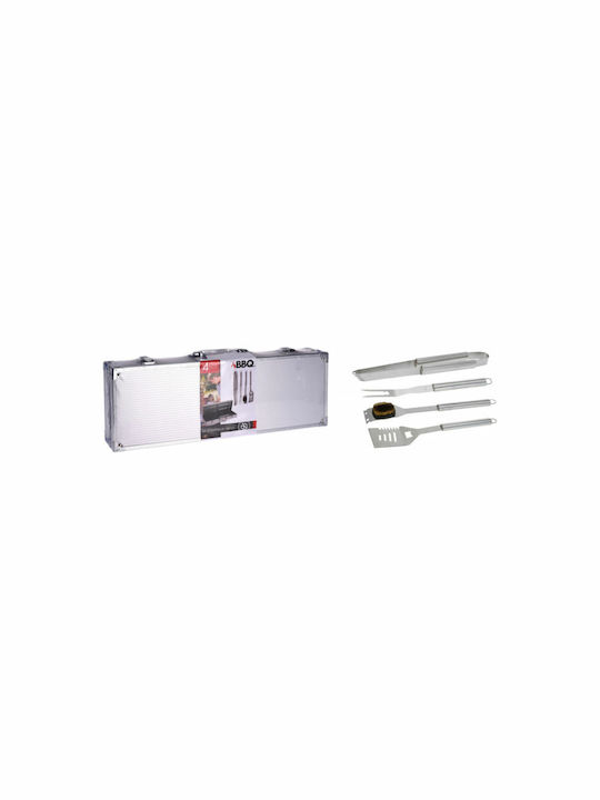 BigBuy Set de 4 unelte BBQ C80210330