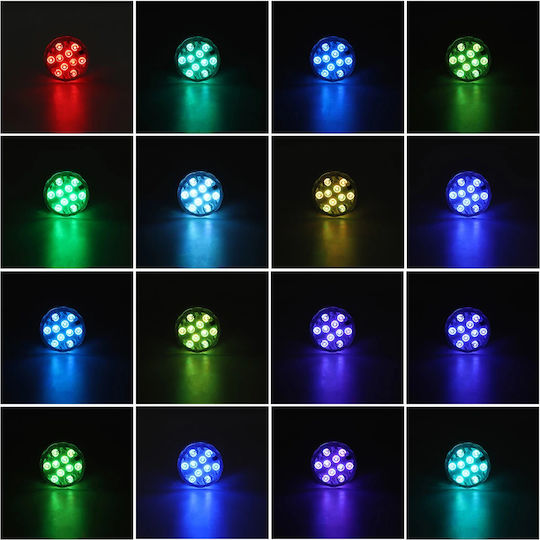 Submersible Pool Spotlight with Remote Control and Multicolour (RGB) Light 500-2590