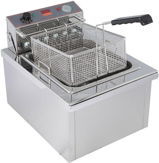M&M equipment Elektrische Fritteuse 6.3kW Kapazität 13Es 39x59x41cm