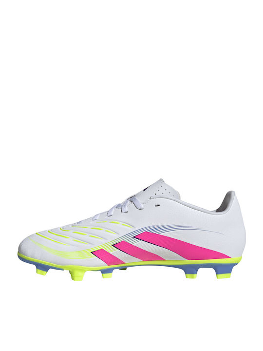 adidas Predator Club Fußballschuhe mit Stollen Weiß