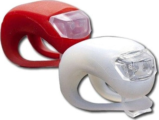 Led Bicycle Light Front Rear Set 2pcs Hj008-2