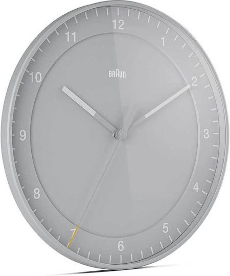 Braun Wanduhr Gray Ø30cm