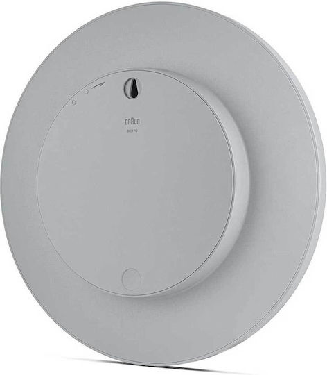 Braun Wall Clock Gray Ø30cm