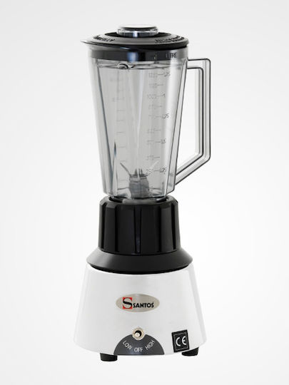 Santos No 33 Commercial Blender 0.6kW Chrome Silver with Capacity of Jug 1.25L 18x18x42cm