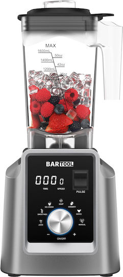 Bartool Blendere Comerciale 2.2kW Gri cu Memorie Internă Cana 2lt 20x23x50cm