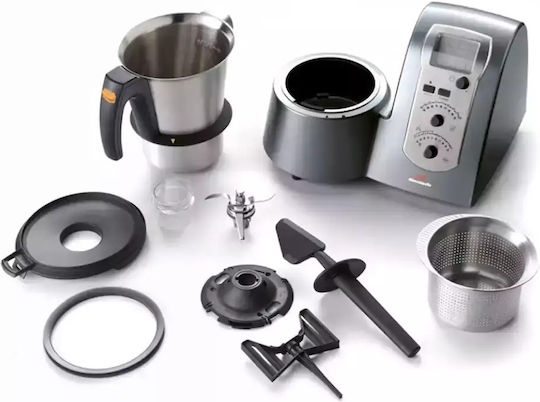 Sirman Mini Cooker Blender Comercial 0.6kW Negru cu Memorie Internă Cana 2lt 36x30x29cm
