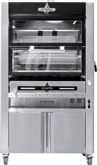 Biokan CFW12 Грил с шишчета Въглища с Размери 80x120x192см
