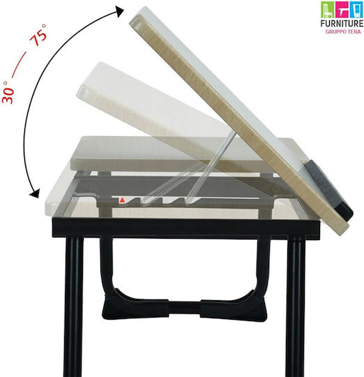 Bakaji Table for Laptop up to 17" Gray (02012248)