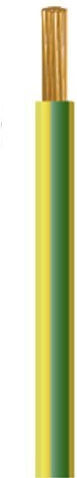 Eurolamp Power Cord Type NYAF With Cable Properties 1x2.5mm² In Green Colour 1m Flexible