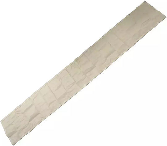 Showood Rechteckig Schattentrennwand Gray 5x0.8m 285gr/m²