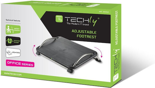 Techly Office Footrest with Adjustable Tilt