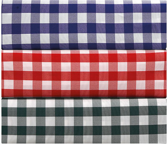 Beauty Home Τραπεζομάντηλο Checks Art Καρό Μπλε 145x220cm
