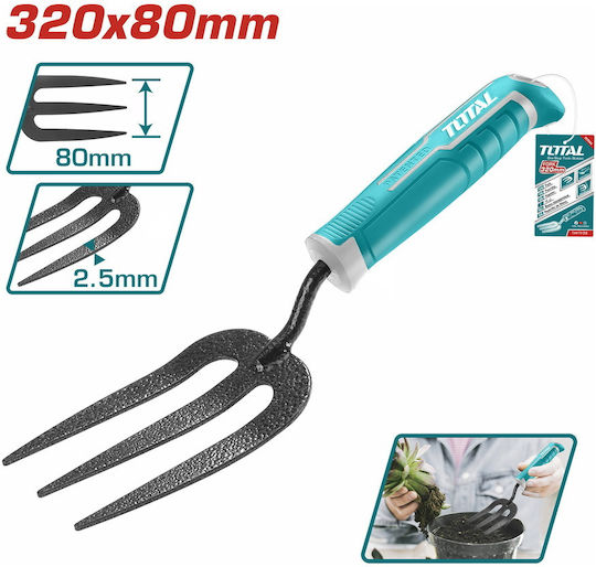 Total Pitchfork 3 Teeth with Short Handle 320mm THFTF38
