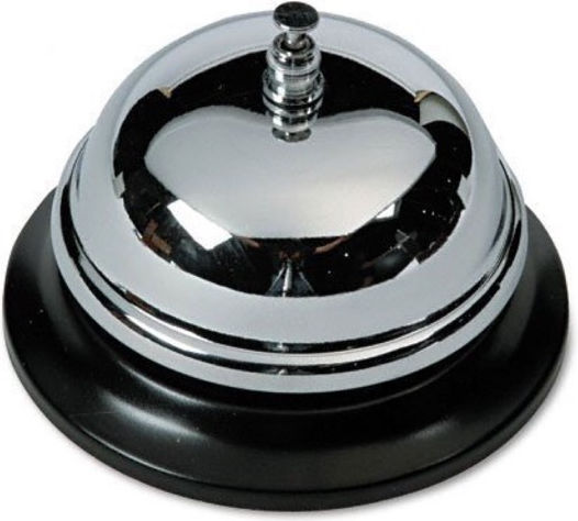 Metallic Bell for Hotel Reception 1pcs