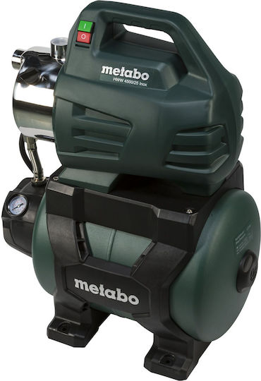 Metabo 600972000 Μονοβάθμιο Μονοφασικό Πιεστικό Συγκρότημα Νερού με Δοχείο 24 Λίτρων 1300W