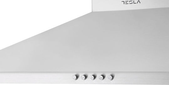 Tesla Șemineu Hotă 90cm Inox