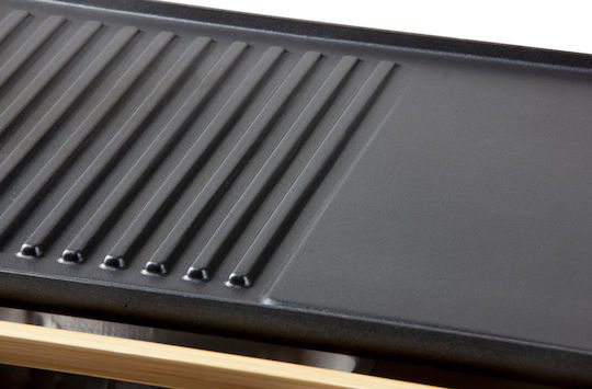 Domo Teppanyaki Grilling Plate with Adjustable Thermostat 2200W 50.5x25cm.