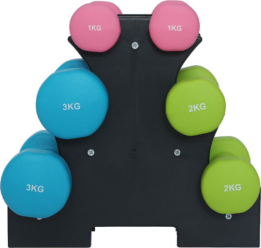 Bakaji 02839285 Σετ Βαράκια 6τμχ Συνολικού Βάρους 12kg