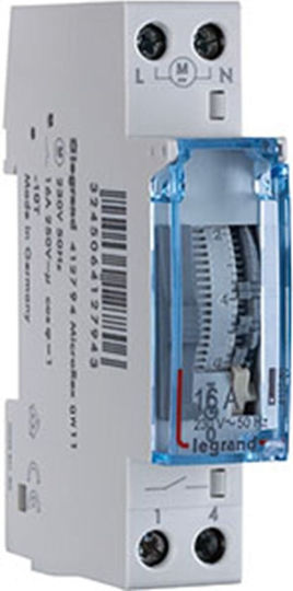 Legrand Analog Time Delay Relay Daily With Standby 100 Hours