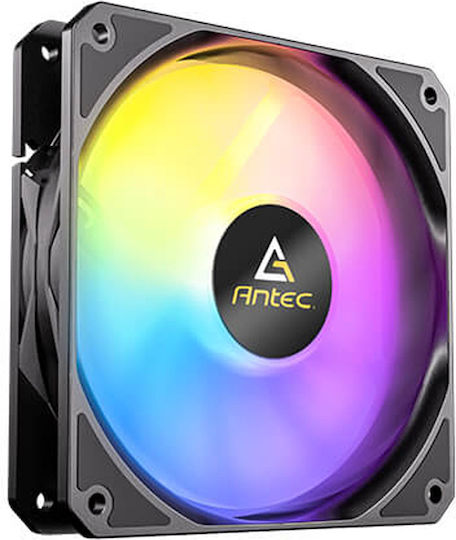 Antec P12 Reverse Blade Case Fans 120mm (1500rpm / 61.46cfm) with ARGB Lighting and Connection 3-Pin / 4-Pin PWM