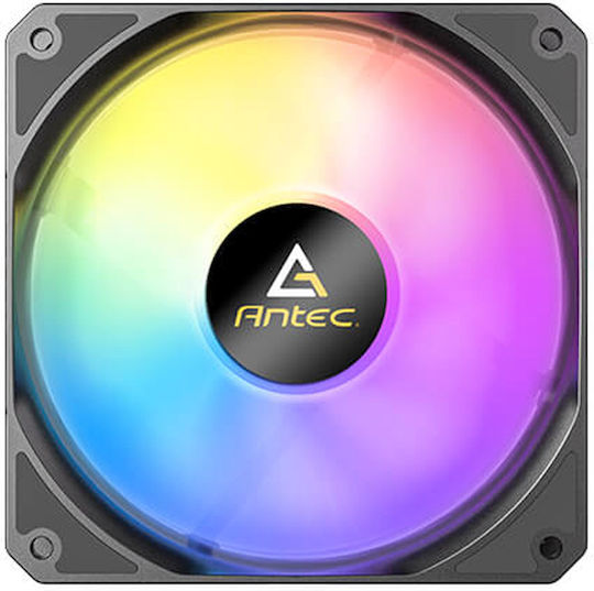 Antec P12 Reverse Blade Case Fans 120mm (1500rpm / 61.46cfm) with ARGB Lighting and Connection 3-Pin / 4-Pin PWM
