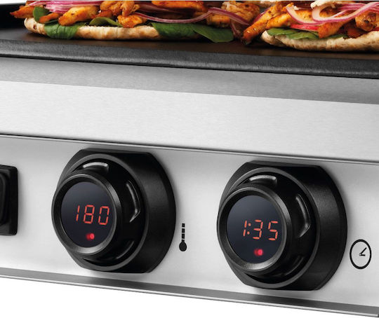 Bartscher Profesional Sandwich Maker cu Suprafețe Netede cu Suprafețe Ondulate 2200W