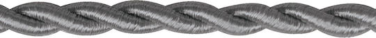 VK Lighting Υφασμάτινο Καλώδιο 3x0.75mm² σε Γκρι Χρώμα 1m 47143-033654