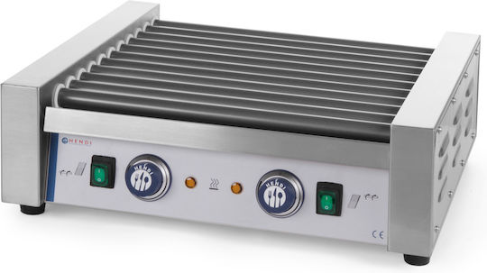 Hendi Commercial Hot Dog Grill Machine 1.18kW 52x47.7x17.5cm