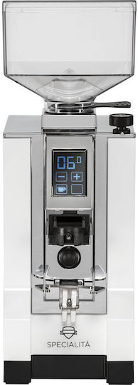 Eureka Mignon Specialita 16CR Coffee Shop Grinder 310W with Bean Hopper Capacity 300gr White