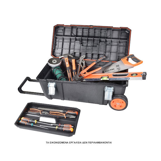 Tactix Tool Storage Plastic Wheeled Box Αδιάβροχη W71.2xD33.6xH30cm 320394