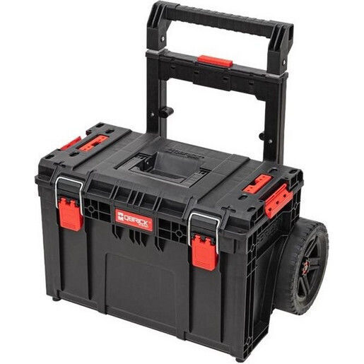 Qbrick Pro Cart 2.0 Cutie de scule din aluminiu cu roți pentru transport și depozitare de unelte L60cm x l39cm x h69cm 29554256