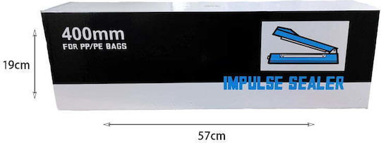 Plastic Commercial Bag Sealer for Maximum Length 400mm