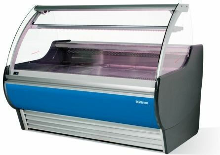 Infrico Βιτρίνα Кръговаляние на месо VBC 15 R (Червено) В129xД156.2xШ115см