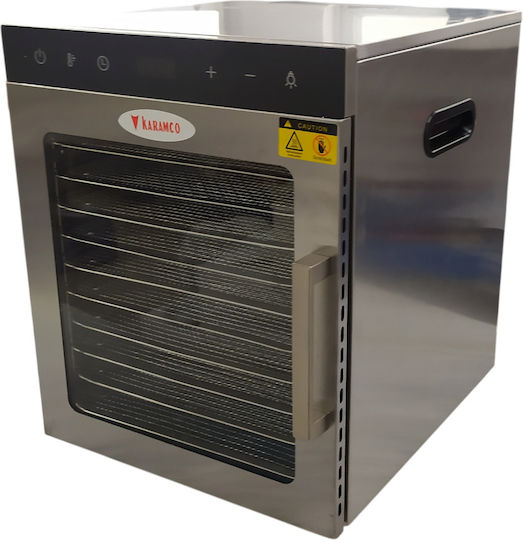 Karamco Ss10h Αποξηραντής Τροφίμων για 10 δίσκους 800W 34x39.5x43cm