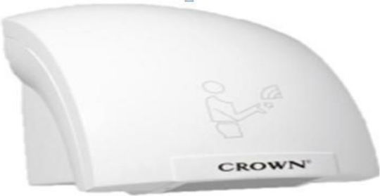 Crown Plastic Hand Dryer with Sensor in White Color 1.8kW CHD-1800 PH