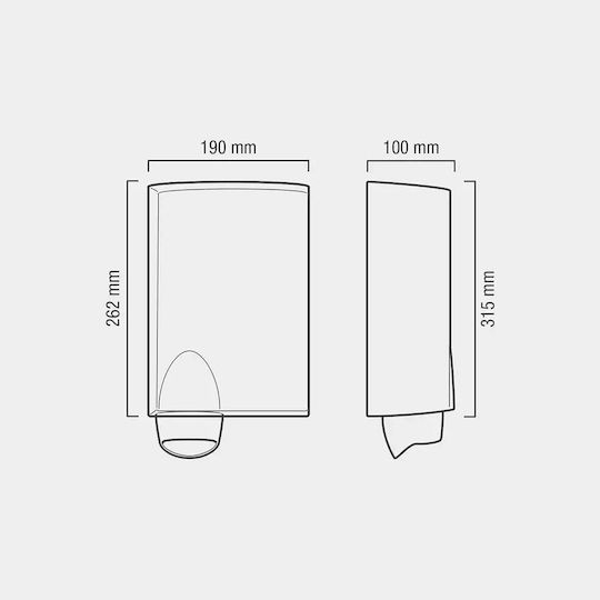 Valera Сушилня За Ръце Handy 831.01 Пластмасова със Сензор в Бял Цвят 1.5kW 228-0064