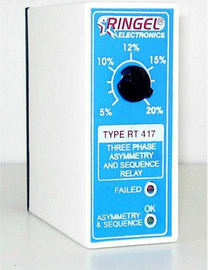 Ringel Τριφασικός Επιτηρητής Τάσης Ράγας RT-417