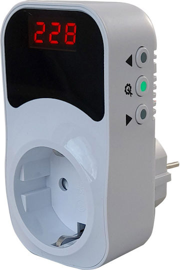 Bx-v211-d Επιτηρητής Τάσης Πρίζας Ψηφιακή Ενδειξη