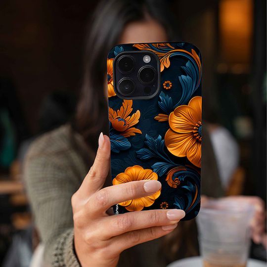 Sonique 3D Flower Series Case for OnePlus 10 Pro 5G Orange 01