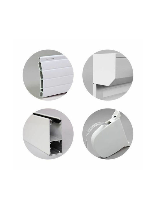 BigBuy Παντζούρι Ρολό PVC Π100xΥ120cm