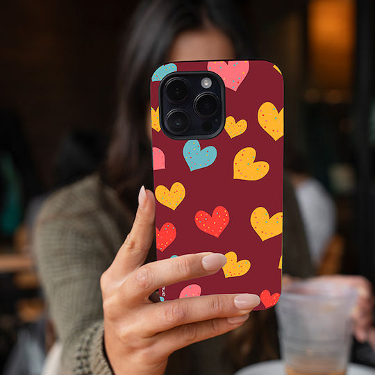 Θήκη Sonique Heart Series Oneplus 10 Pro 5g Μπορντώ