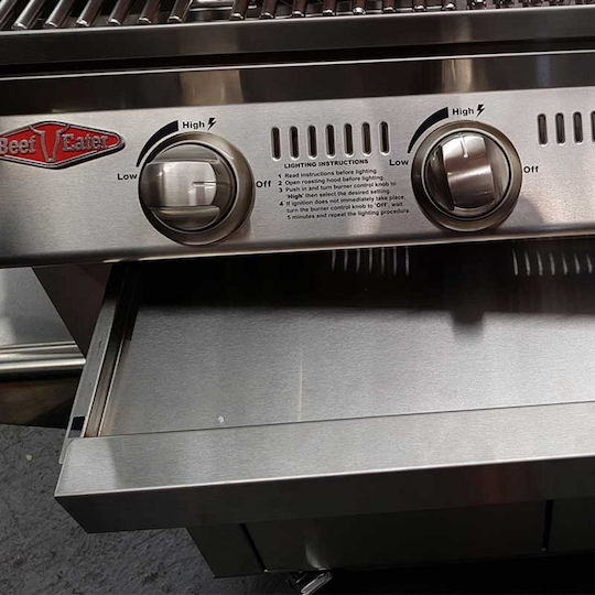 Beef Eater S3000 E Газово Барбекю Решетка 97брx57брсм. с 5 бр 26.38кВт